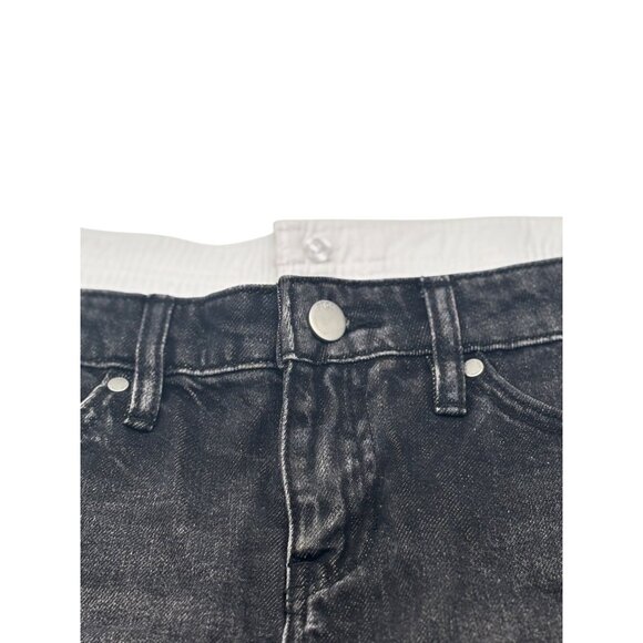 PTCL Women’s Double Waist Denim Miniskirt, Black, Sz. S - Picture 3 of 11